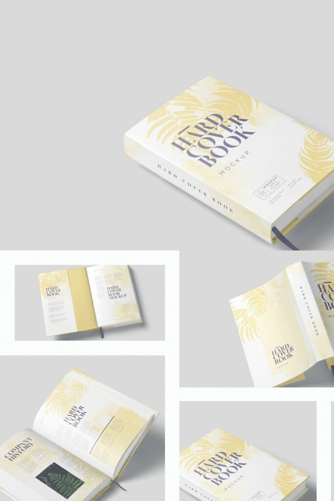 Hardcover Book Dust Jacket Mockups – MasterBundles
