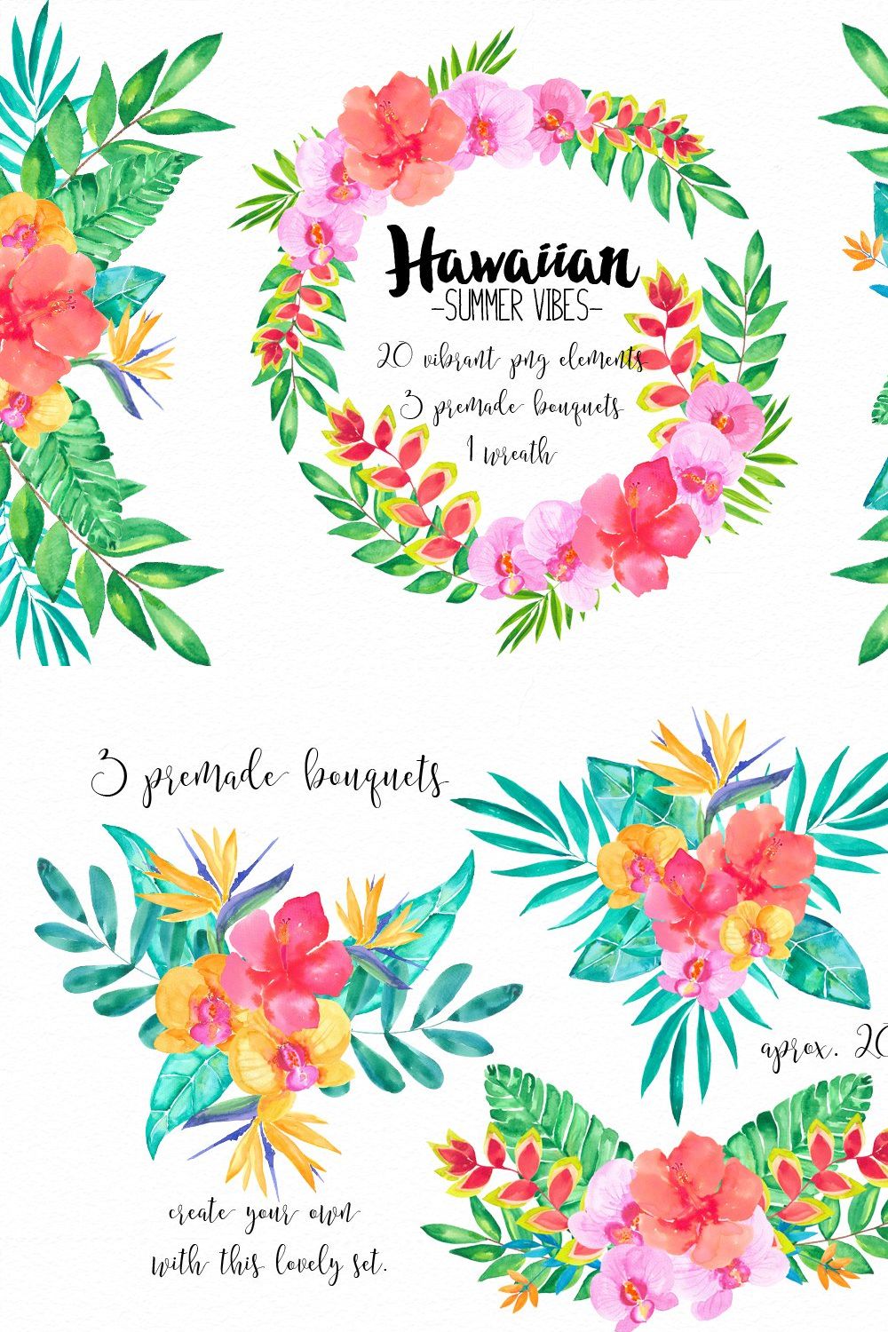 Hawaiian summer vibes RB-16 pinterest preview image.