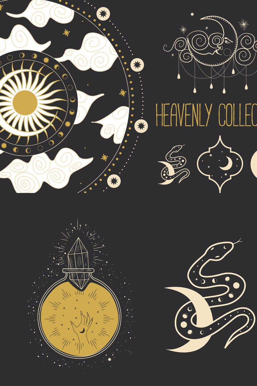 Heavenly collection pinterest preview image.
