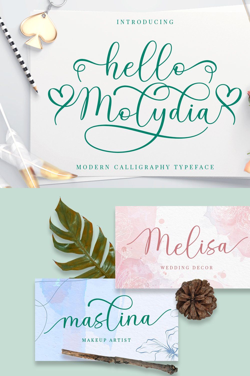 Hello Molydia pinterest preview image.