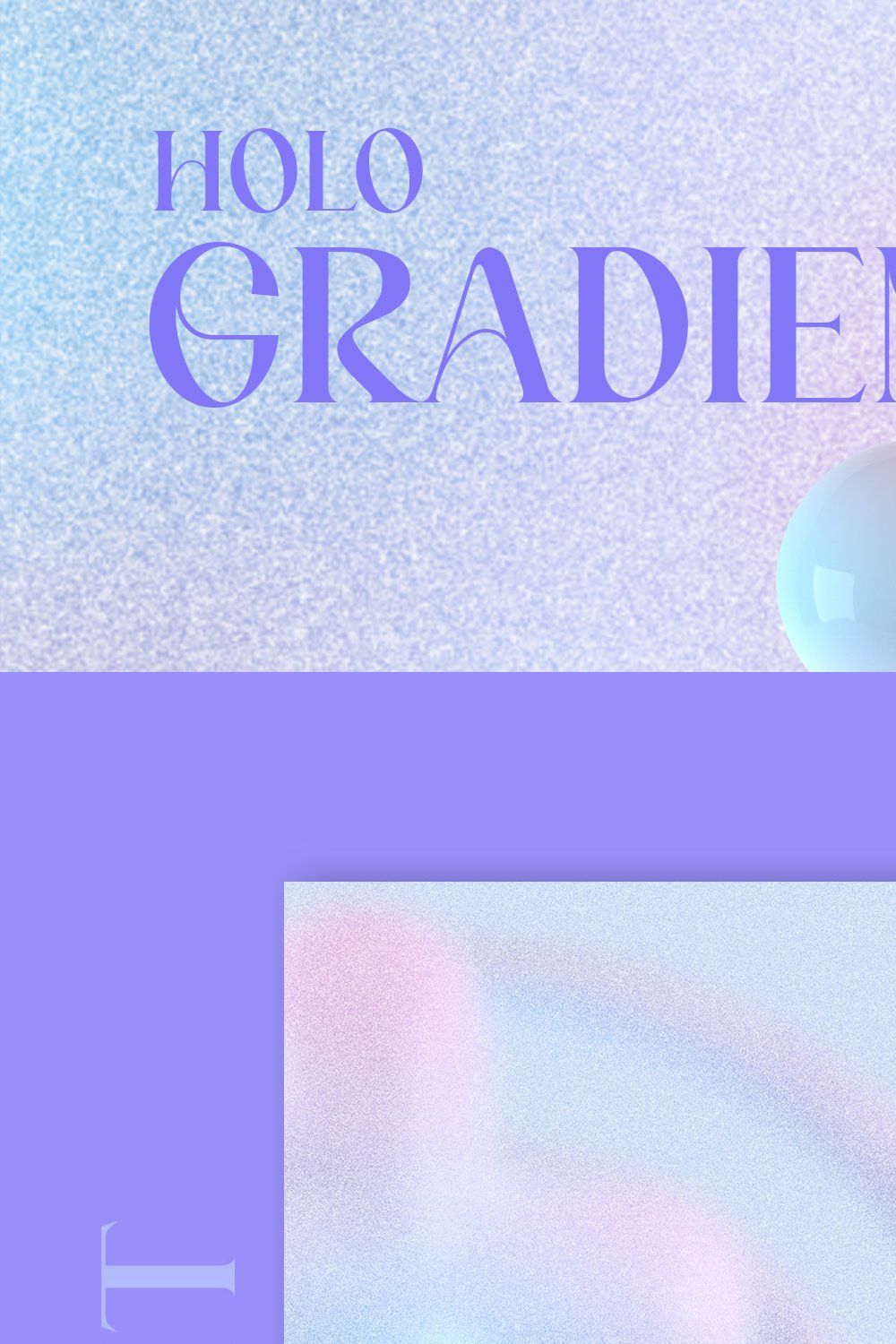 Holo Gradient. IPad Scene Creator. pinterest preview image.
