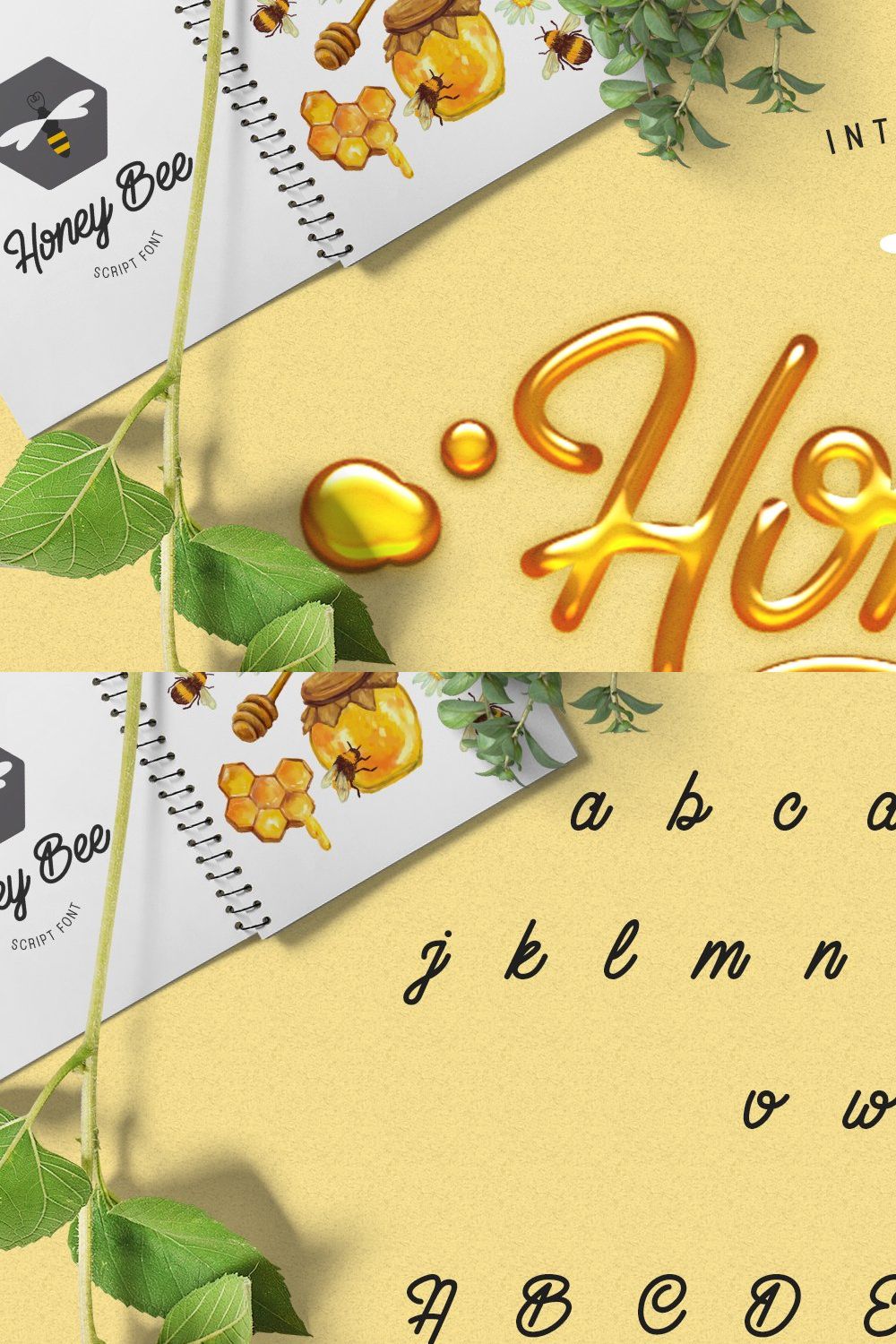 Honey Bee pinterest preview image.
