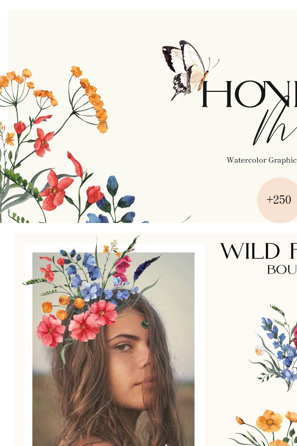Honey Meadow. Wild Flower. pinterest preview image.