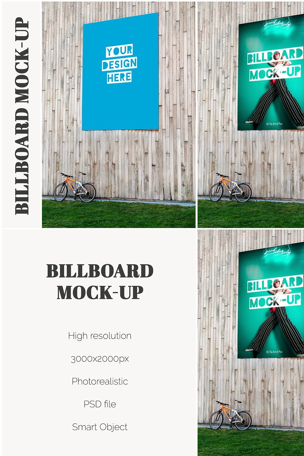 Huge Billboard Mock-up pinterest preview image.