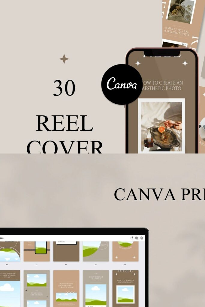 Instagram Reel Cover Templates Canva MasterBundles