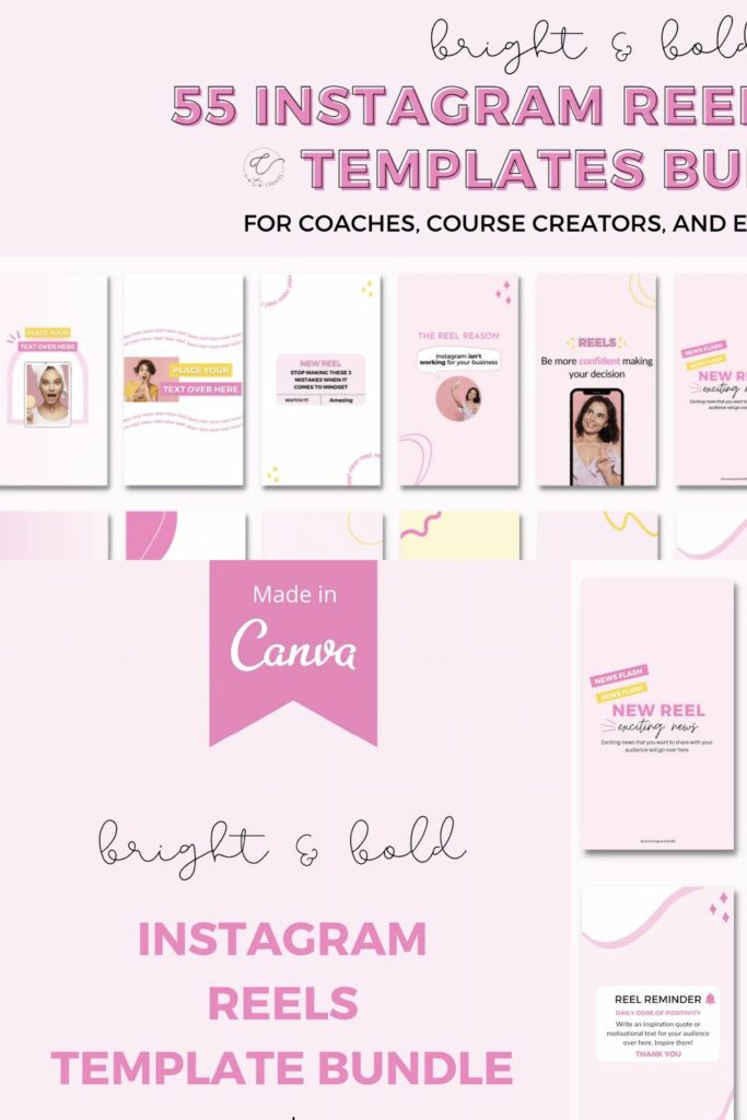 Instagram Reels Canva Template MasterBundles