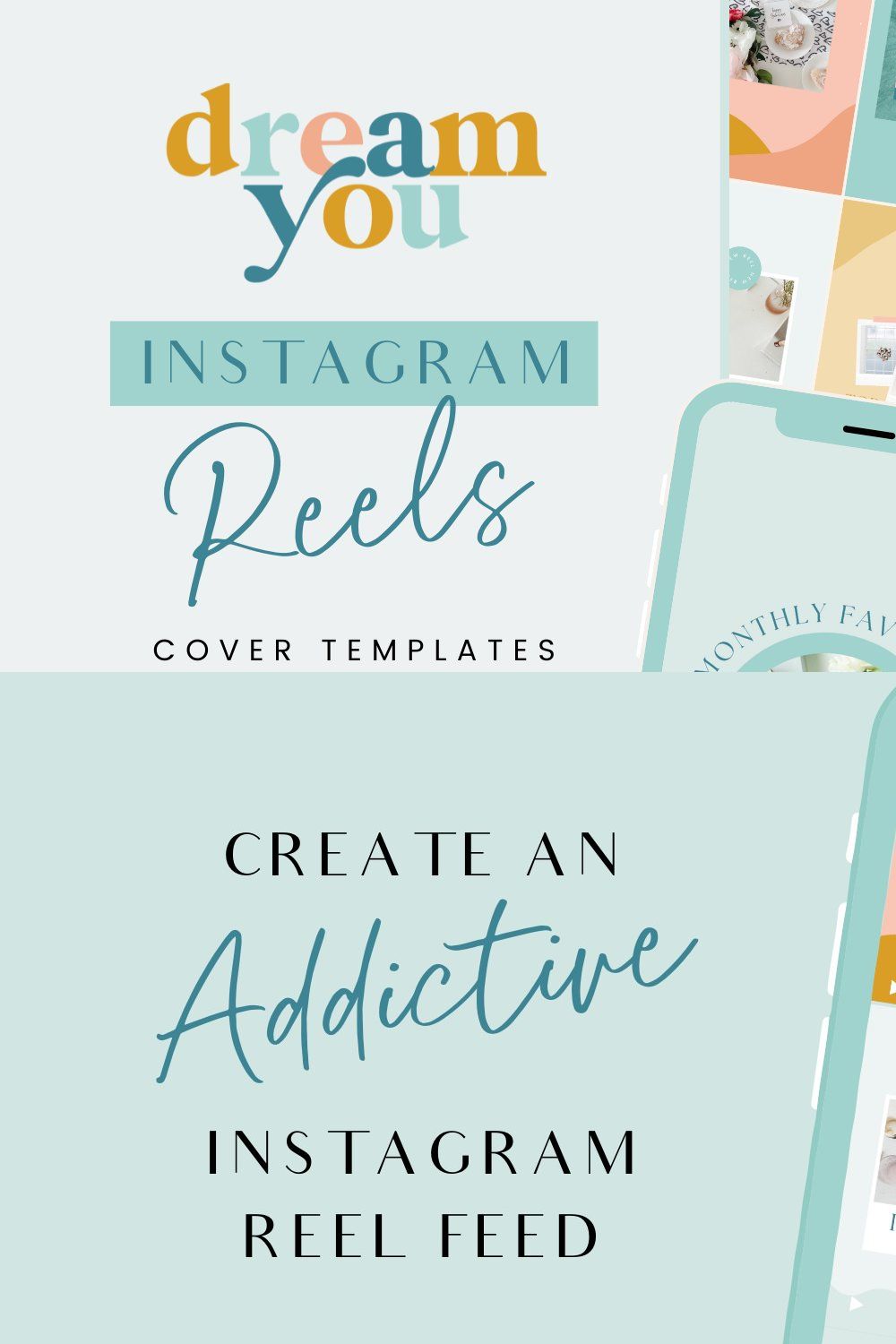 Instagram Reels - Dream You pinterest preview image.