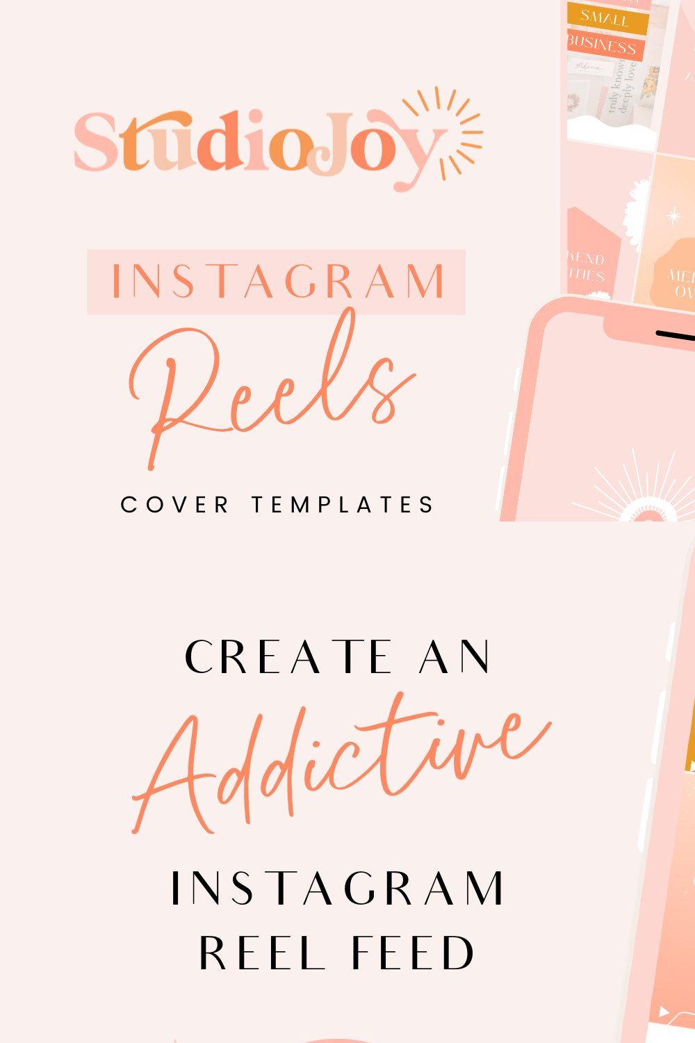 Instagram Reels - Studio Joy pinterest preview image.