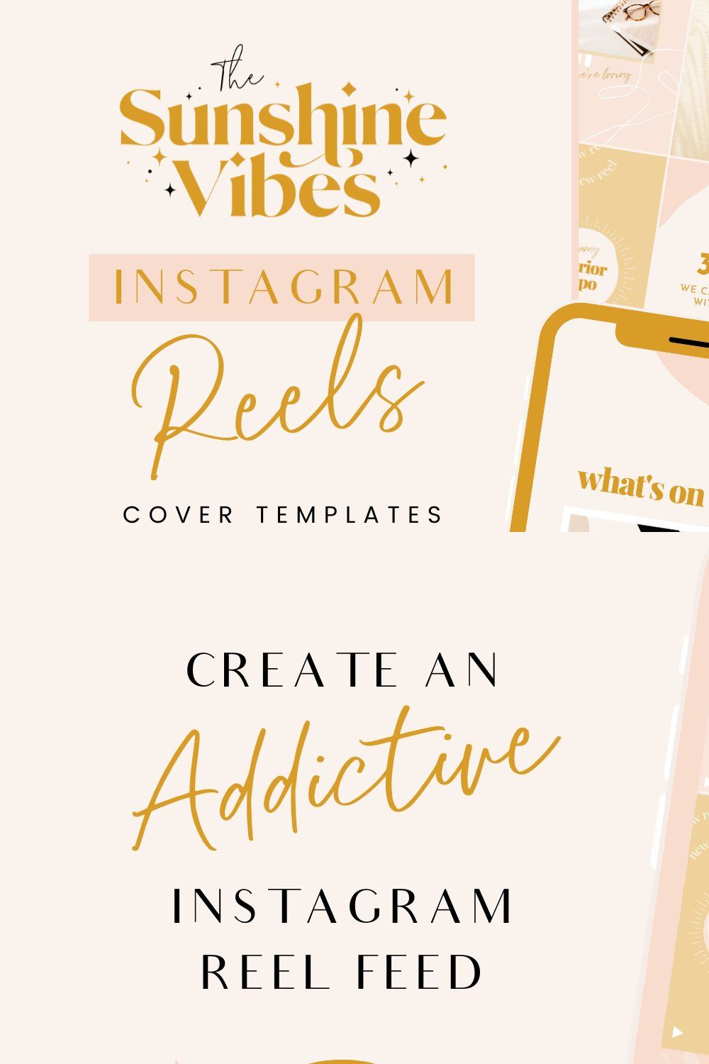 Instagram Reels - Sunshine Vibes pinterest preview image.