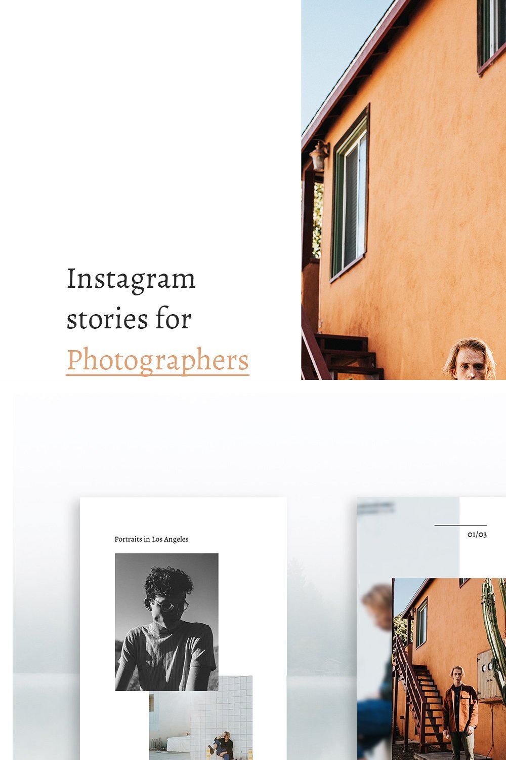 Instagram Stories for Photographers pinterest preview image.