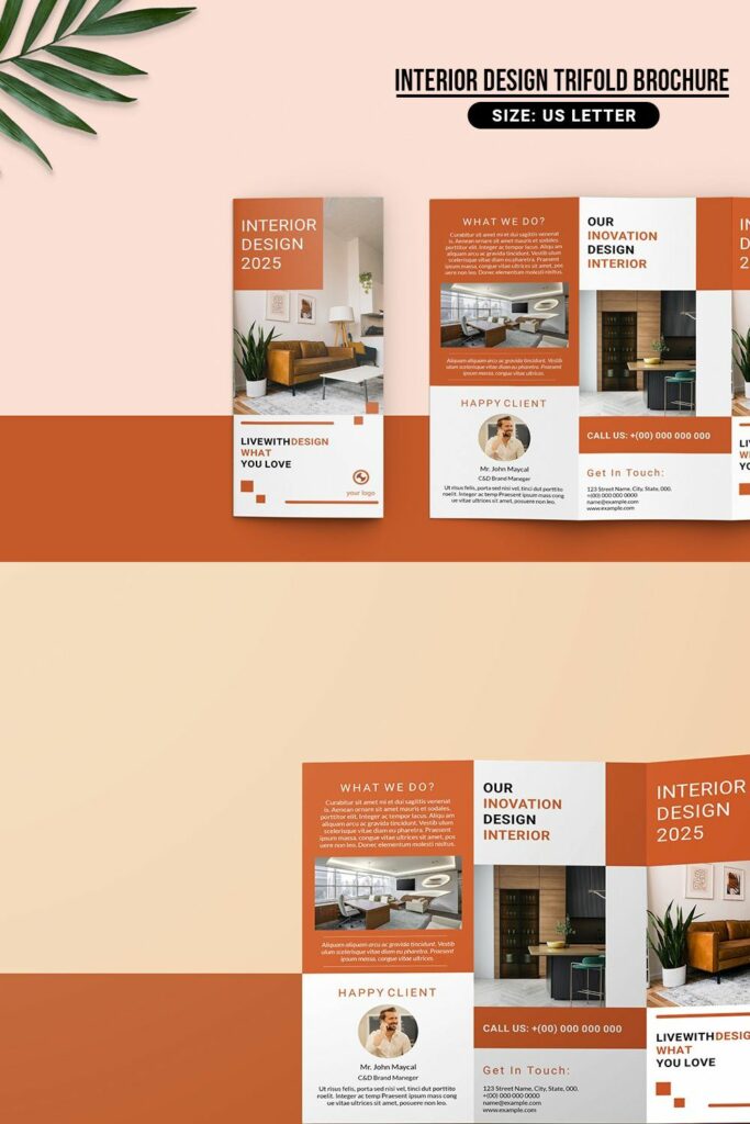 Interior Trifold Brochure – MasterBundles