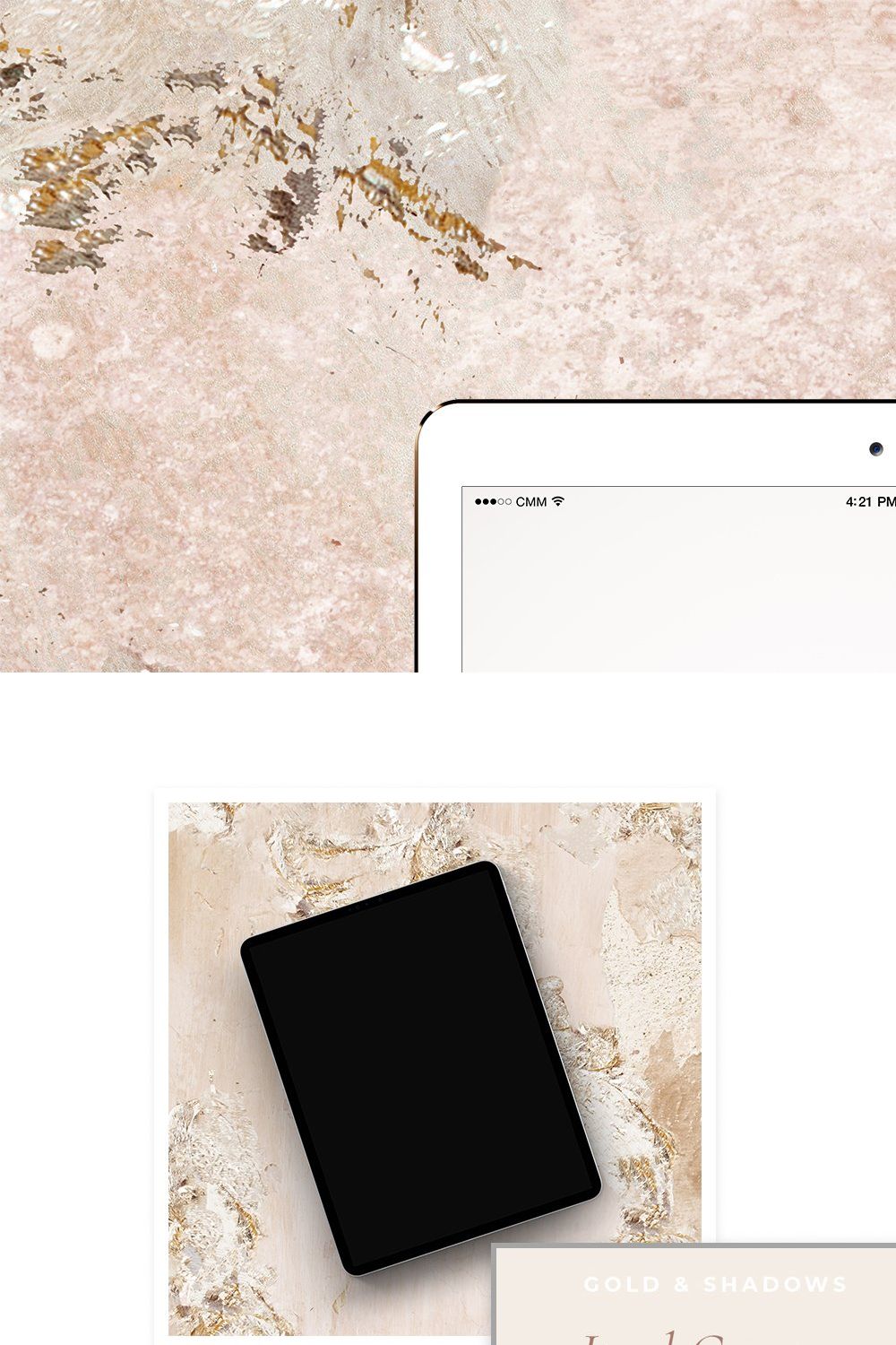 iPad mockup creator+ BONUS pinterest preview image.