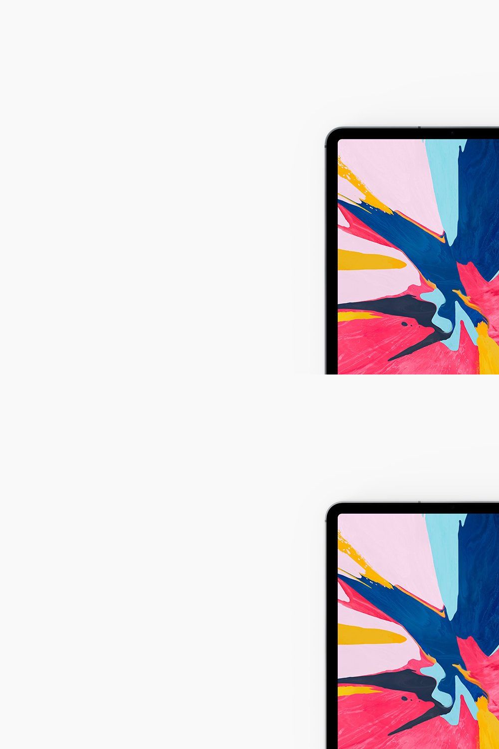 iPad Pro 2018 Presentation Mockups pinterest preview image.