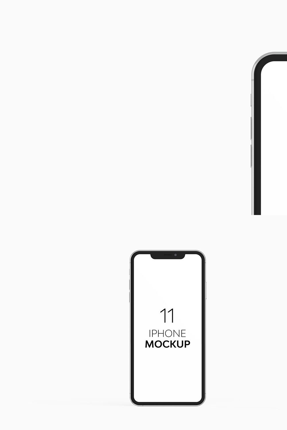 iPhone 11 Mockup pinterest preview image.