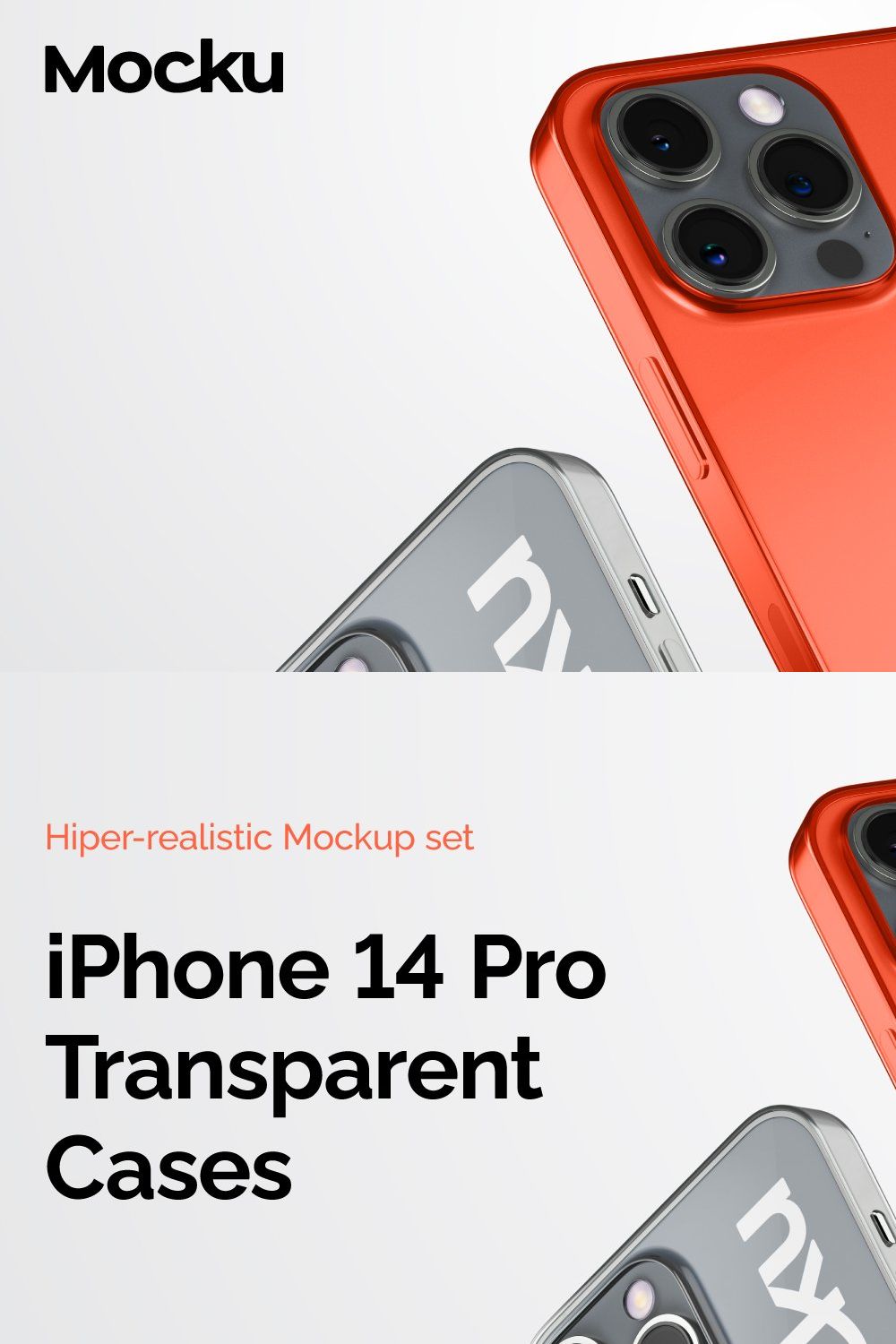 Iphone 14 Pro - Transparent Cases pinterest preview image.