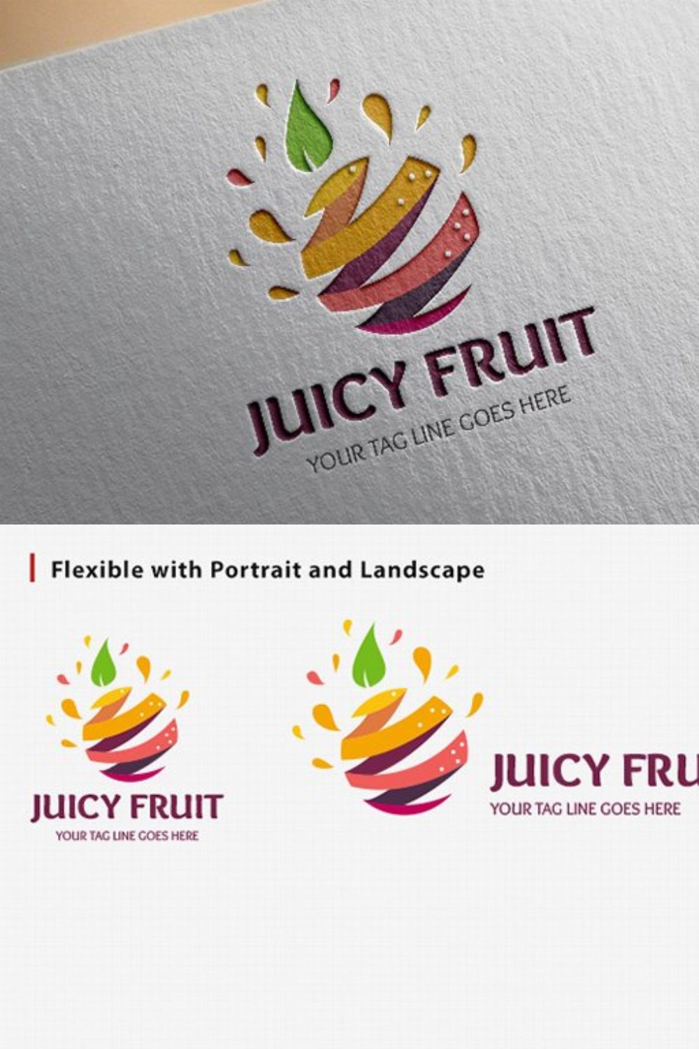 Juicy Fruit Logo pinterest preview image.