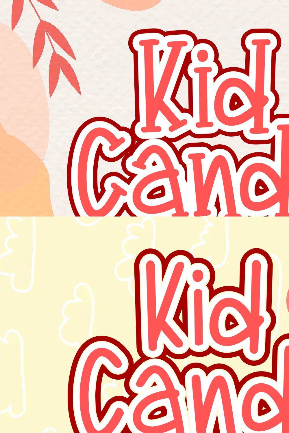 Kid Candy - Palyful Font Duo pinterest preview image.