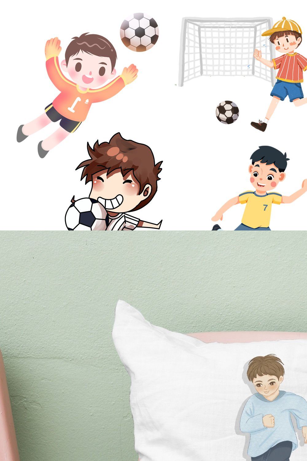 Kids playing football Clipart pinterest preview image.