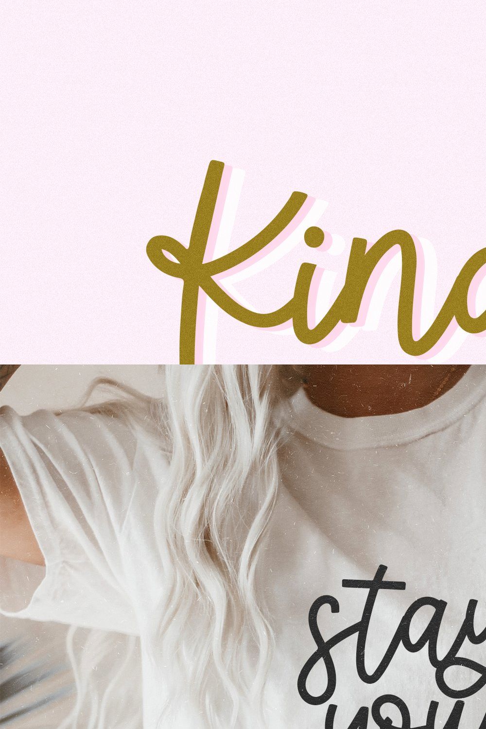 Kindly | Handwritten Script Font pinterest preview image.