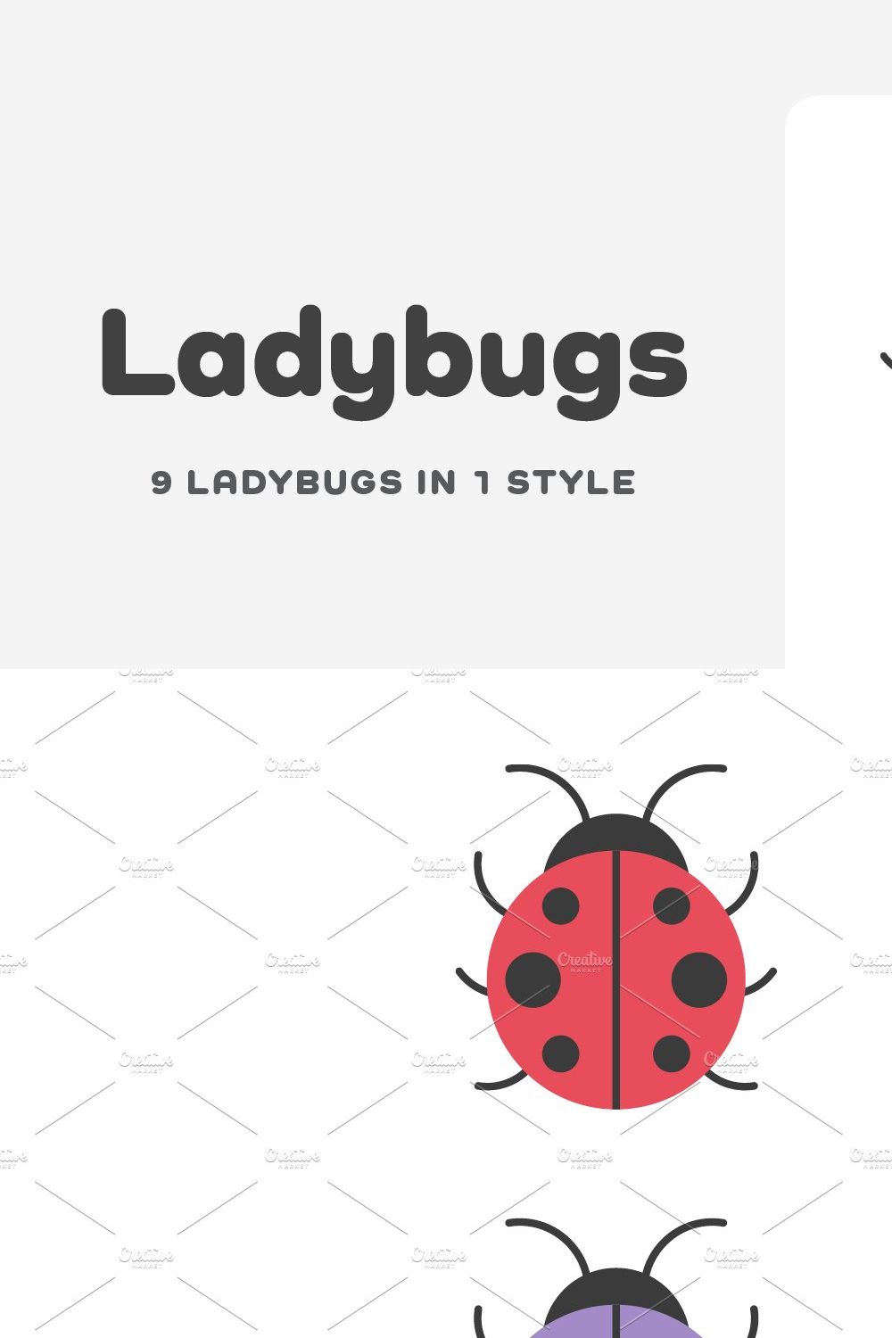 Ladybugs pinterest preview image.