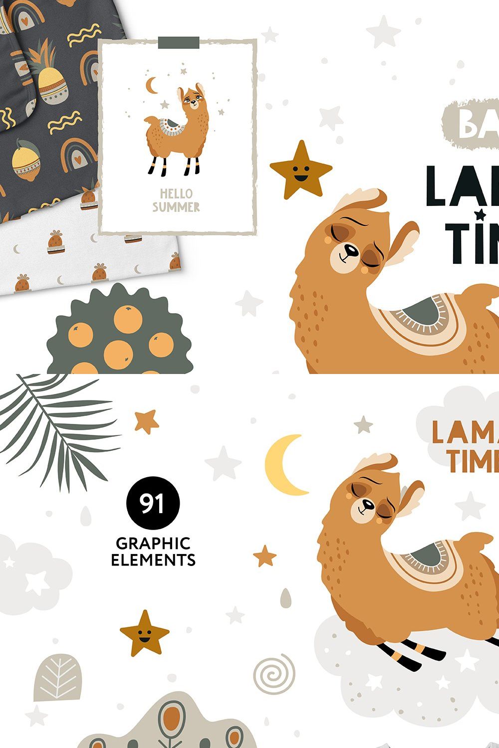 Lama time! pinterest preview image.