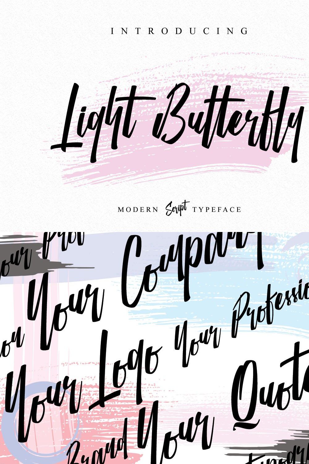 Light Butterfly pinterest preview image.