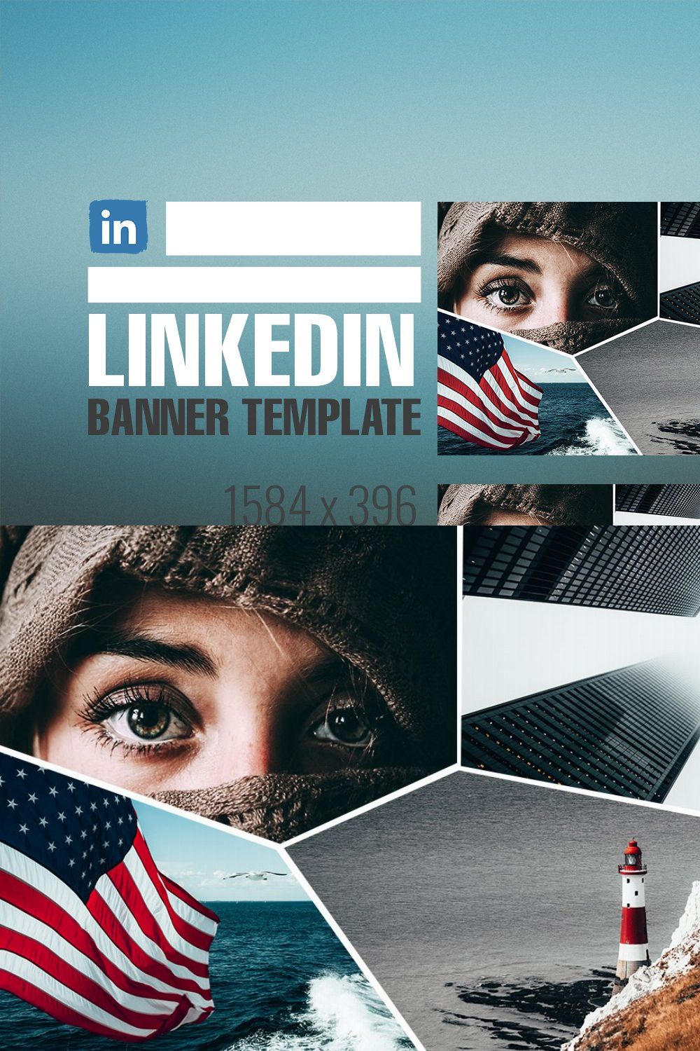 LinkedIn Banner - LinkedIn Header pinterest preview image.