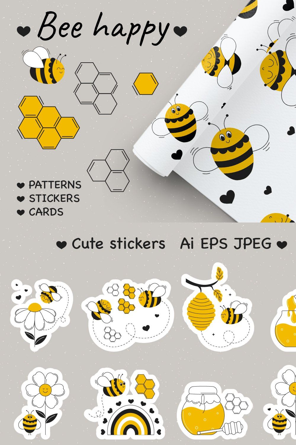 Little Bee - Kids collection pinterest preview image.