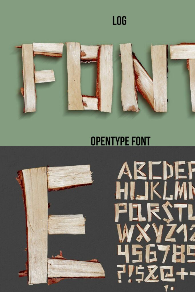 Log Font – MasterBundles