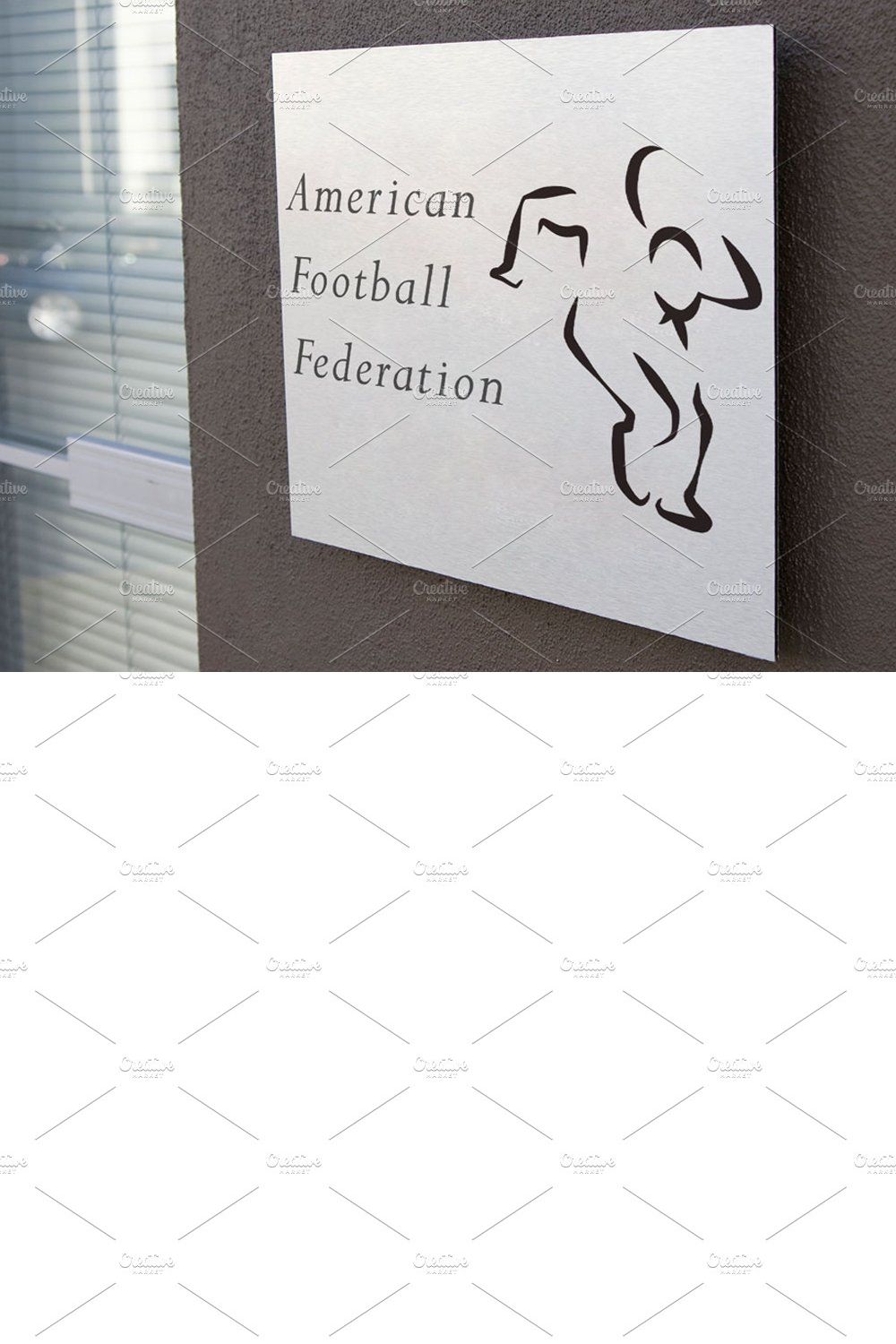 Logo American Football pinterest preview image.