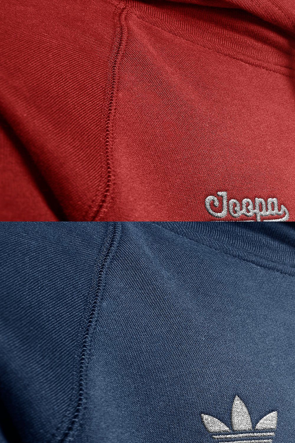 Logo Mockup Embroidered Hoodie pinterest preview image.