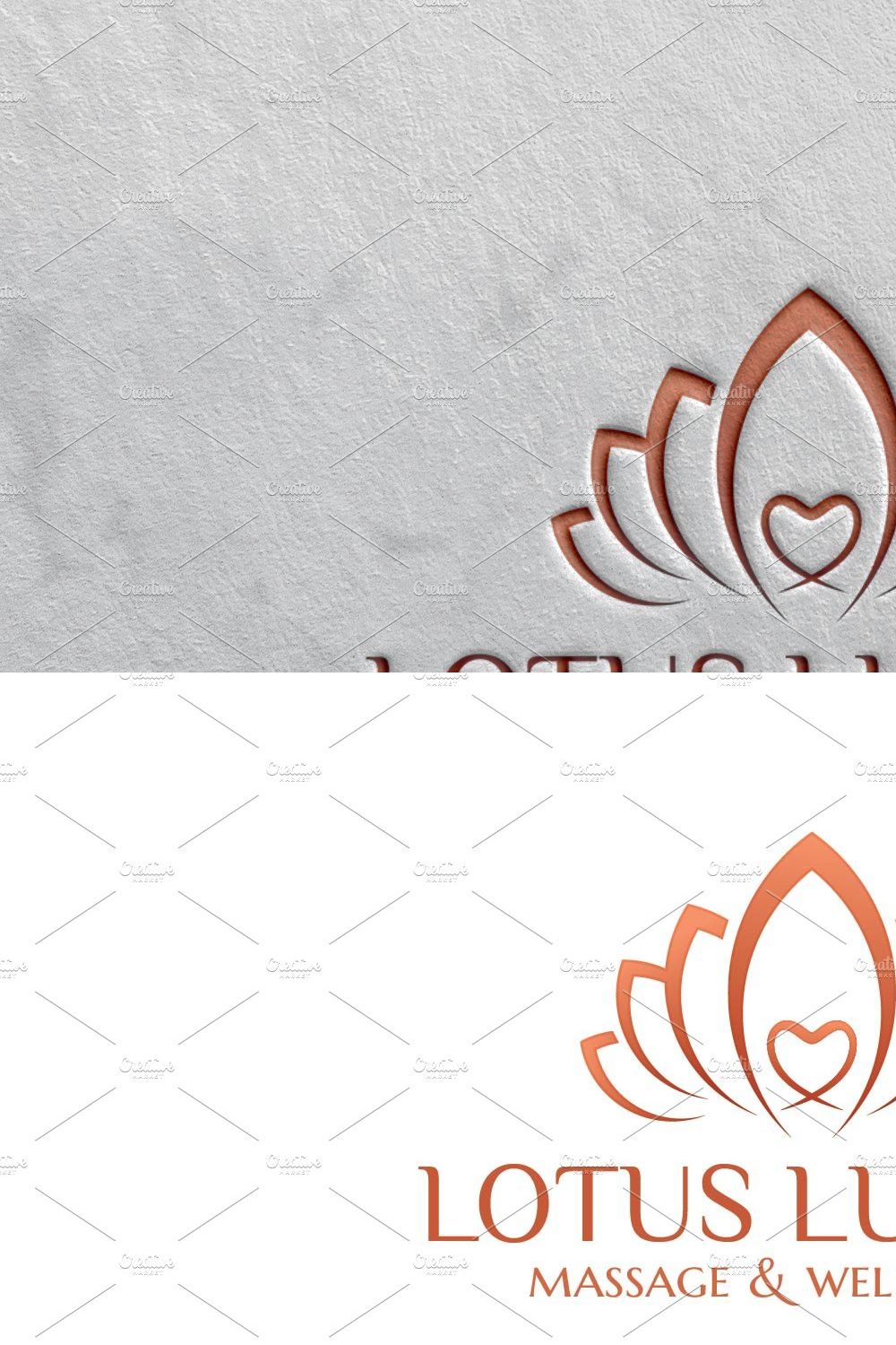 Lotus Luxury | Spa and Wellness Logo pinterest preview image.