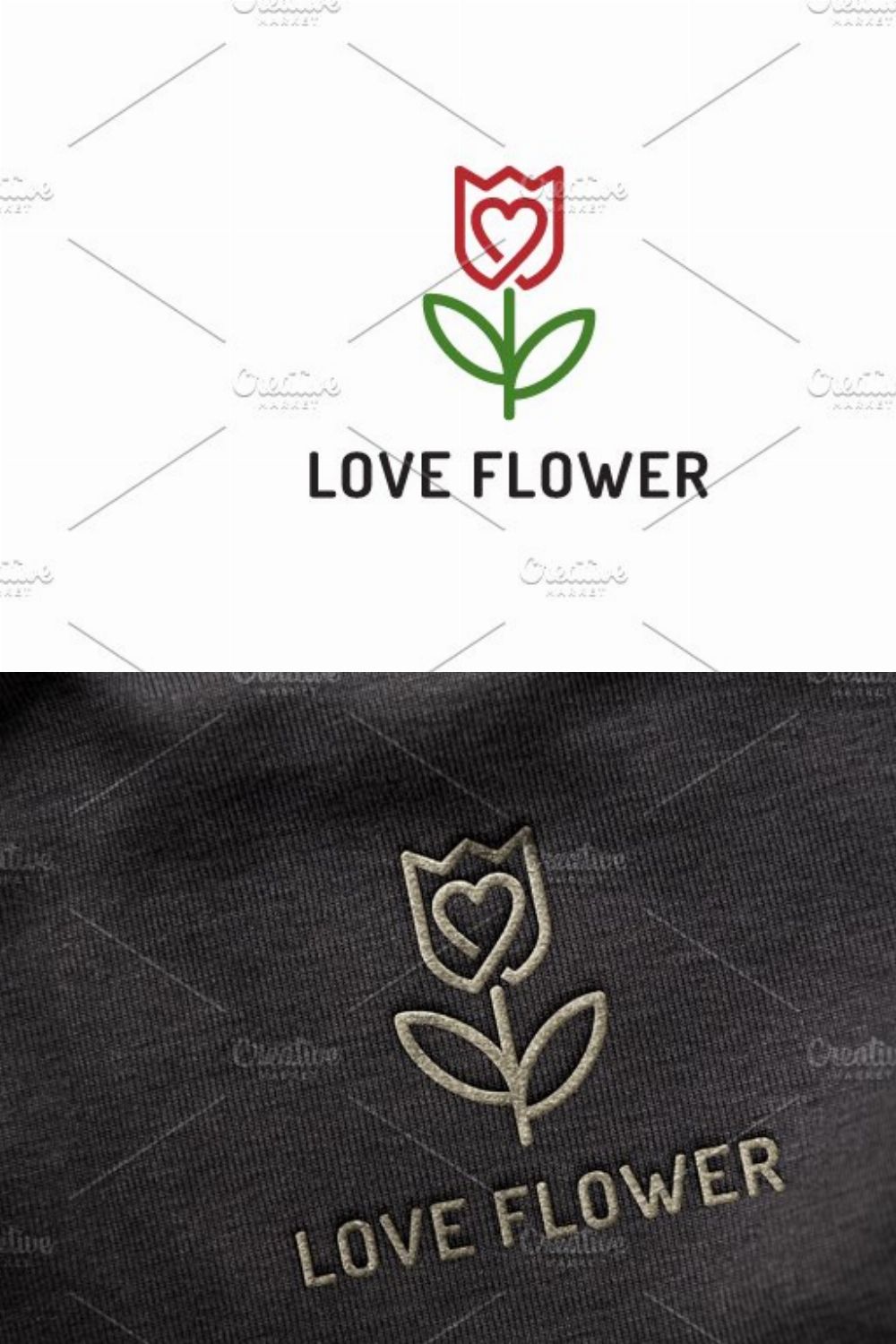 LoveFlower_logo pinterest preview image.