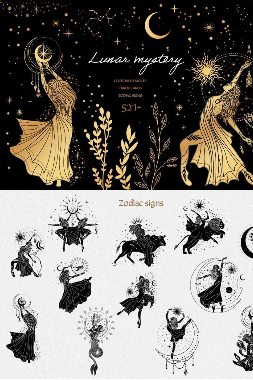 Lunar mystery pinterest preview image.