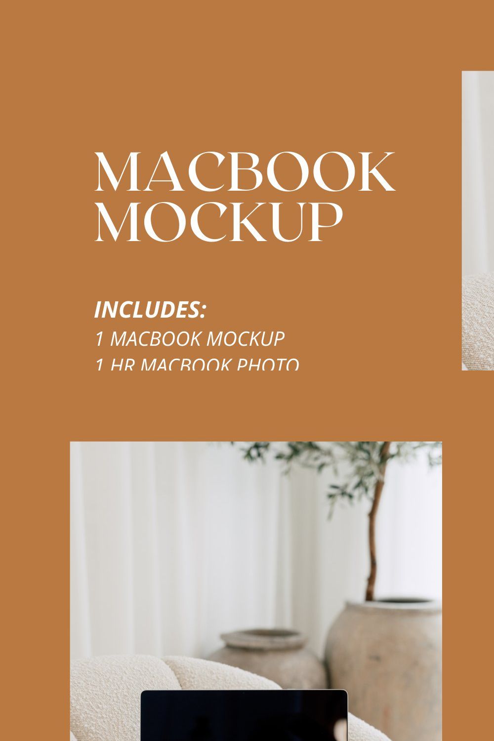 Macbook Mockup, TERRA 9 pinterest preview image.