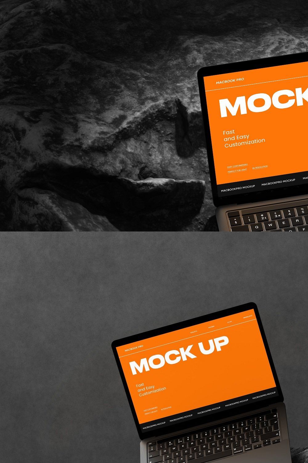 Macbook Pro Mockup Vol.8 pinterest preview image.