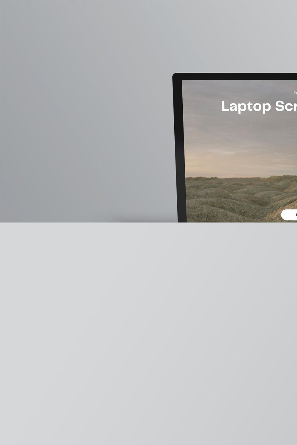 Macbook Pro Mockups pinterest preview image.