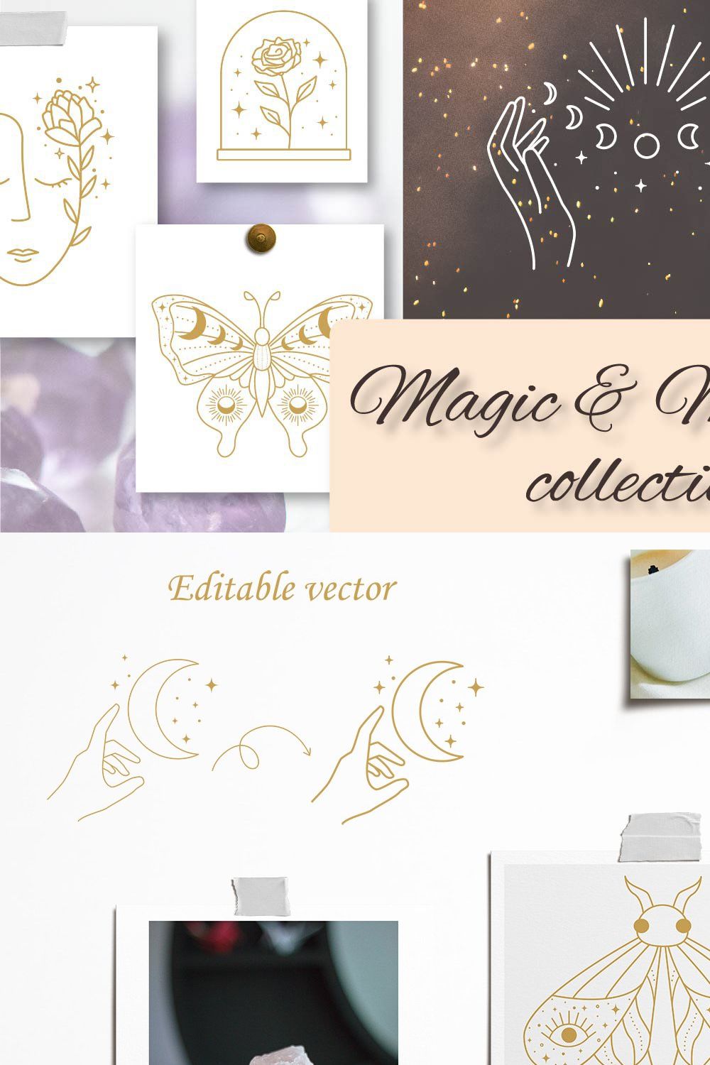 Magic & Mystery collection pinterest preview image.