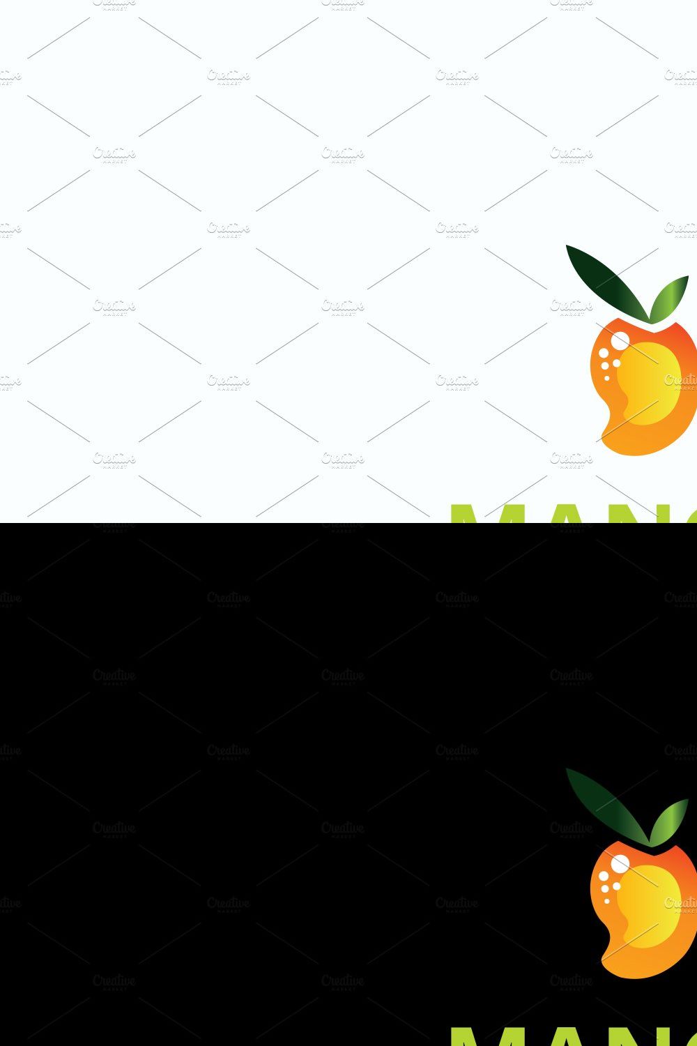 Mango Logo pinterest preview image.