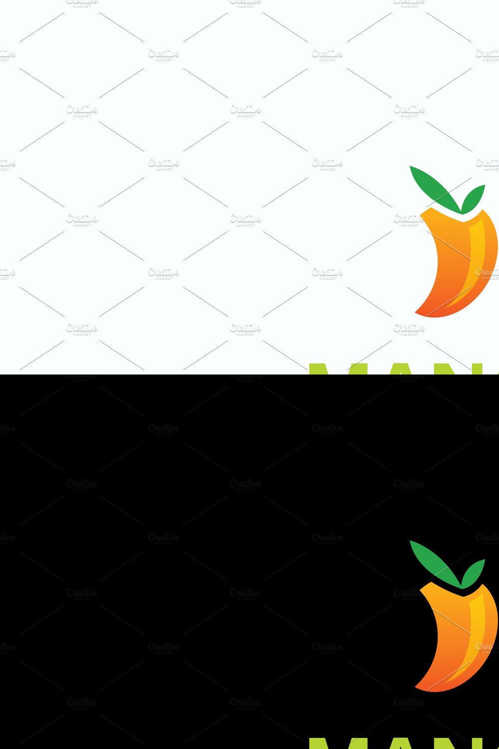 Mango Logo pinterest preview image.