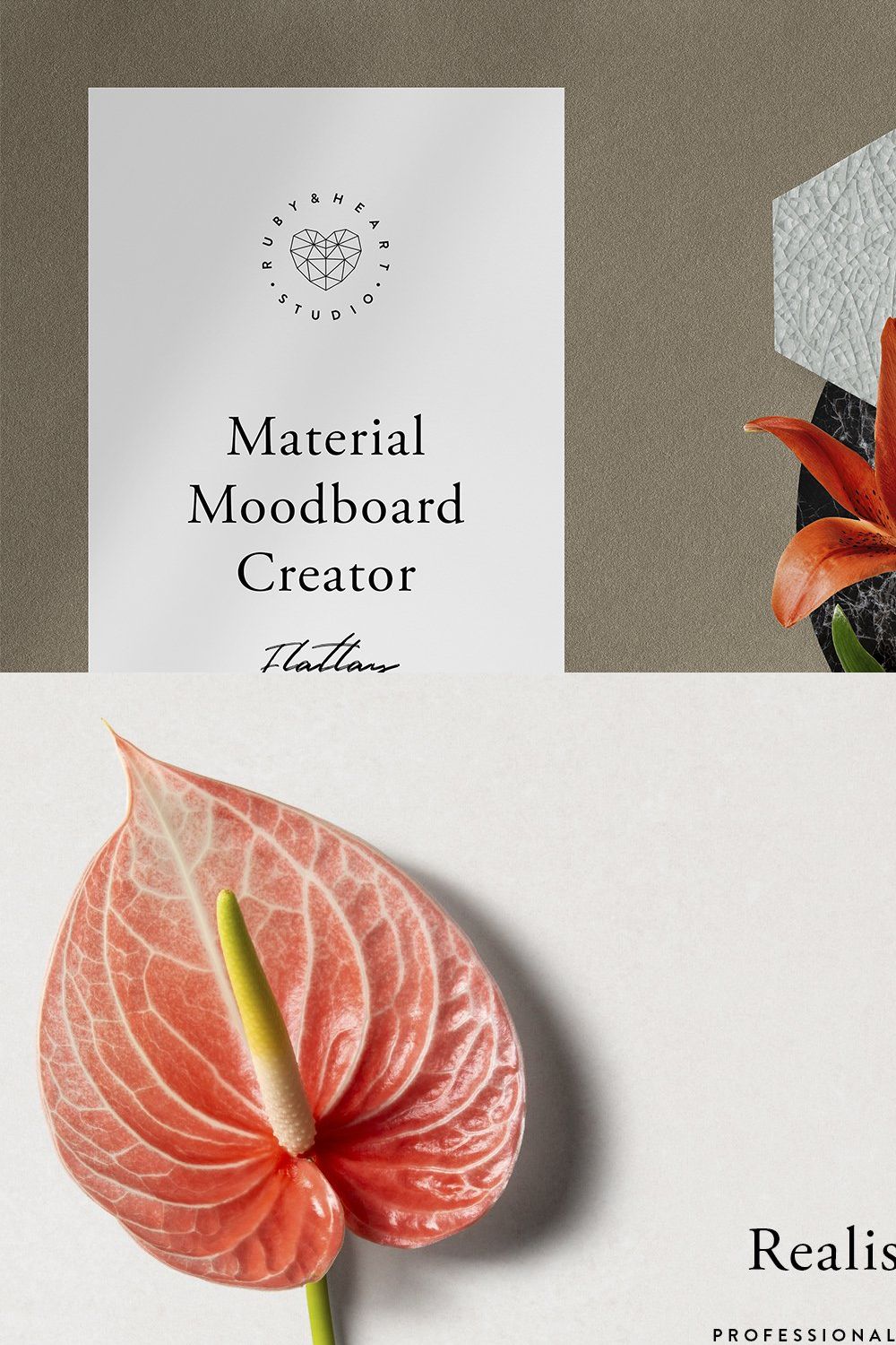 Material Moodboard Scene Creator pinterest preview image.