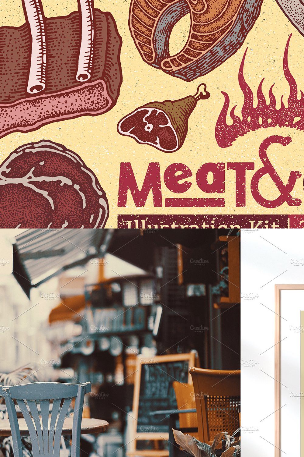 MEAT AND GRILL pinterest preview image.