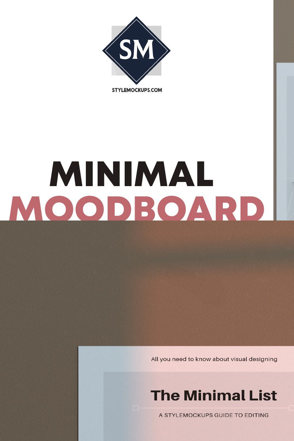 Minimal Moodboard Scene Creator pinterest preview image.