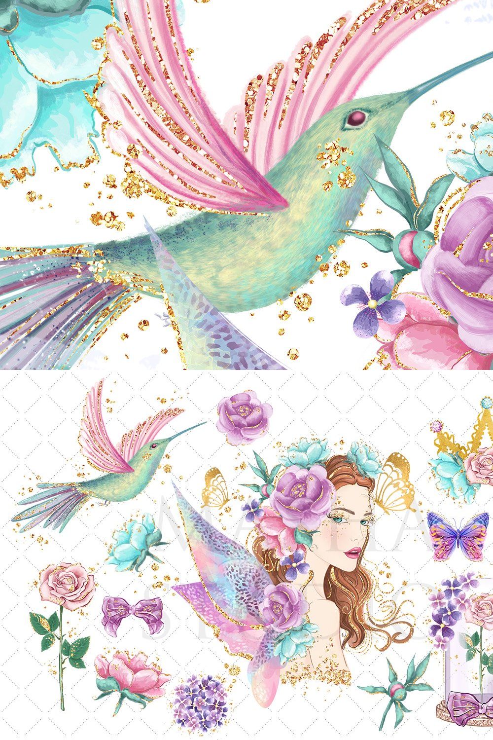 MISS FAIRY Clipart pinterest preview image.
