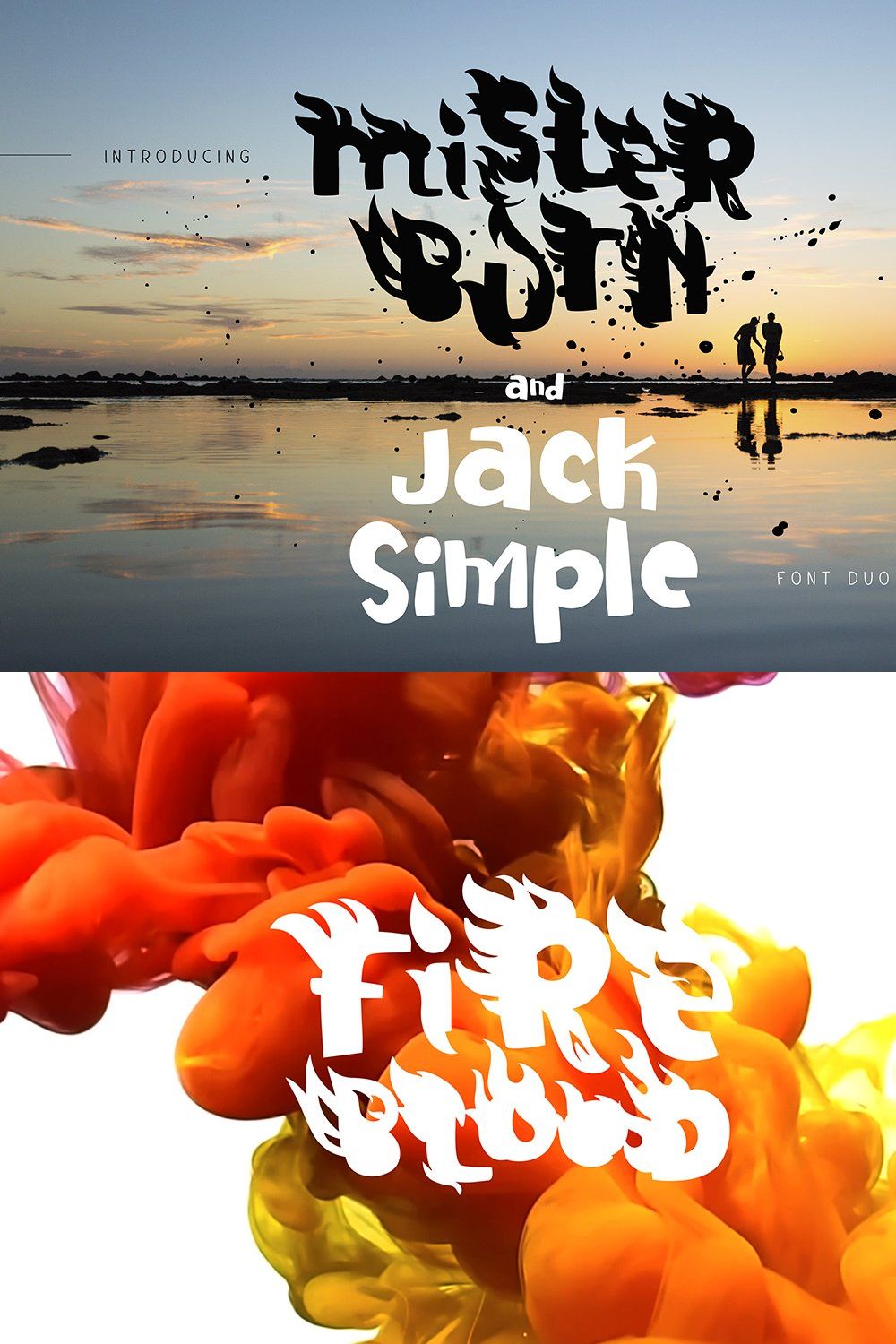Mister Burn and Jack Simple pinterest preview image.