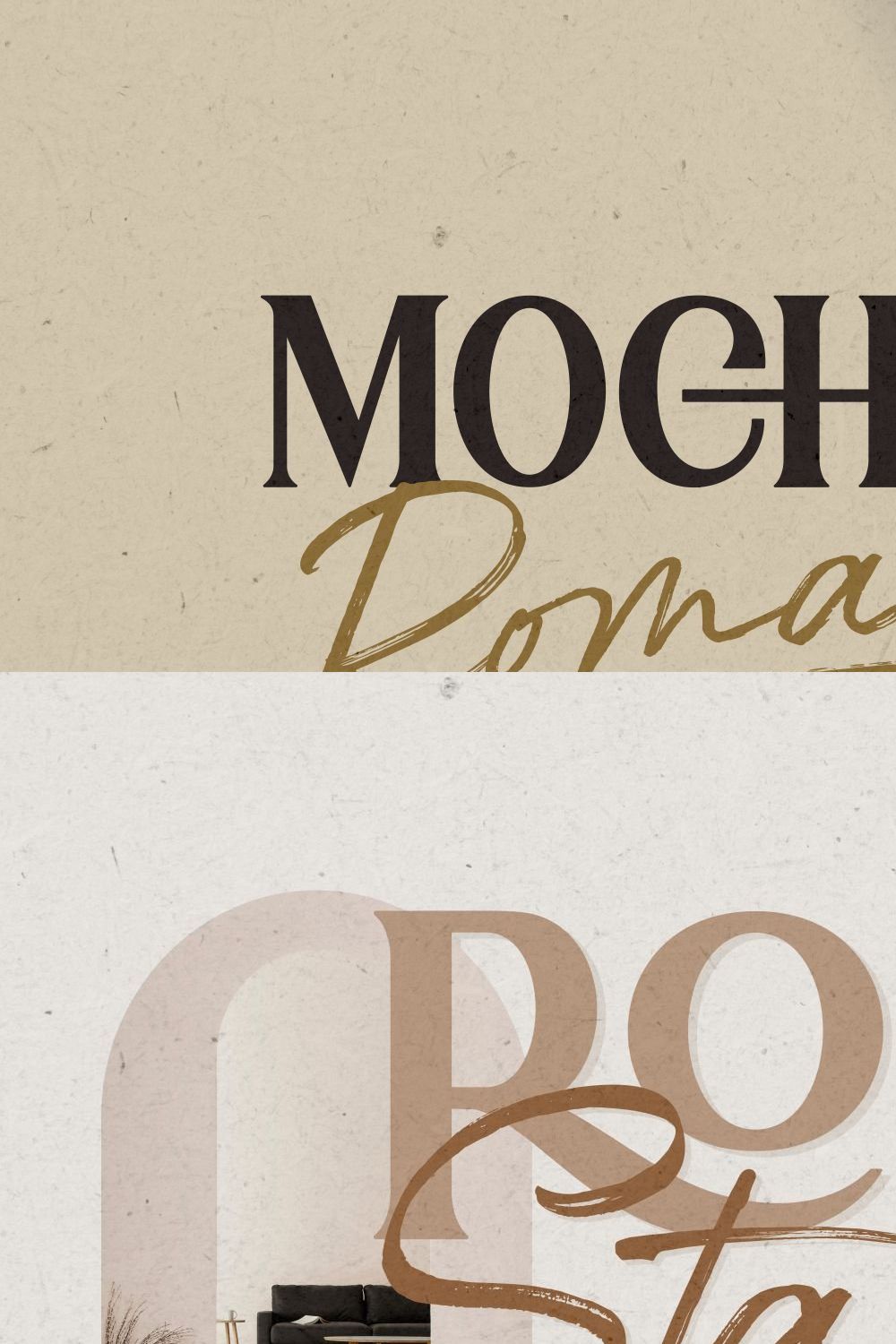 Mochest Romantic - Elegant Font Duo pinterest preview image.