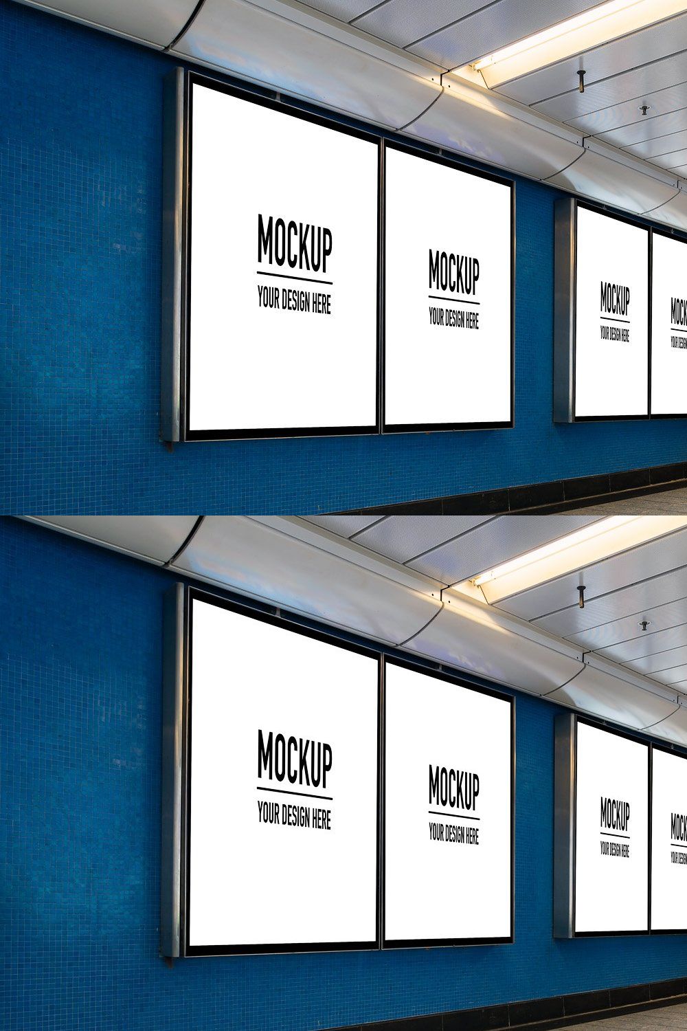 mockup concept of Billboard PSD pinterest preview image.