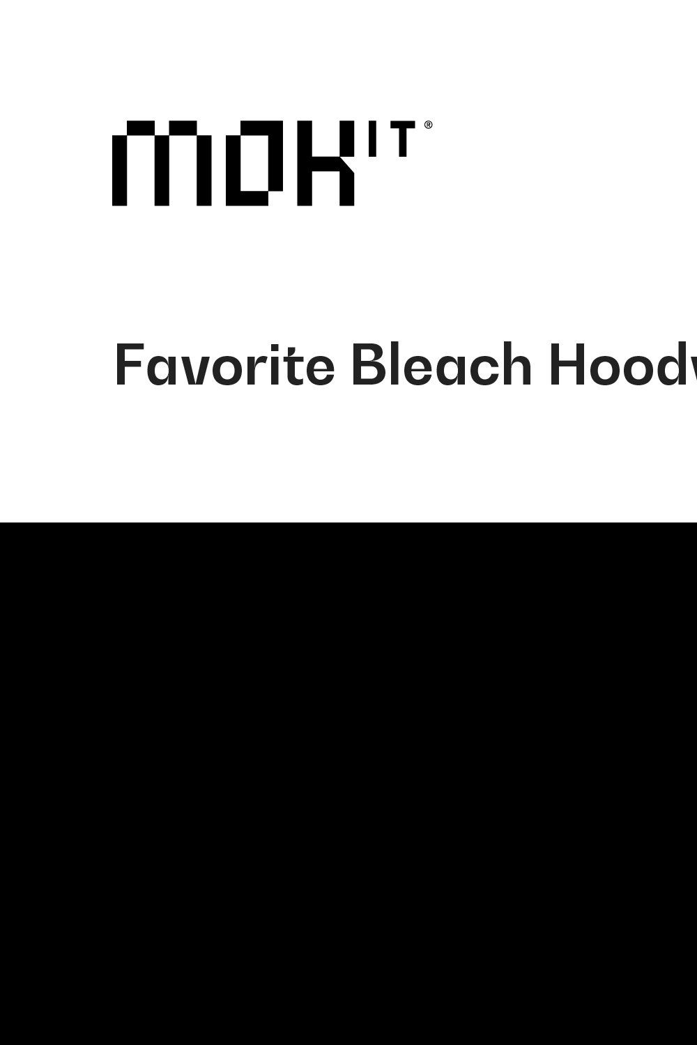 MOKITUP: Bleached Hoody Mockup pinterest preview image.