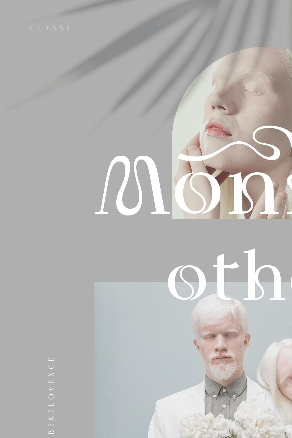 Mongkeg Typeface pinterest preview image.