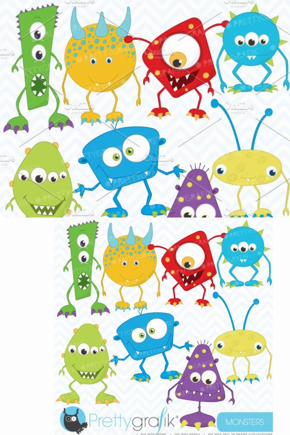 monster clipart commercial use pinterest preview image.